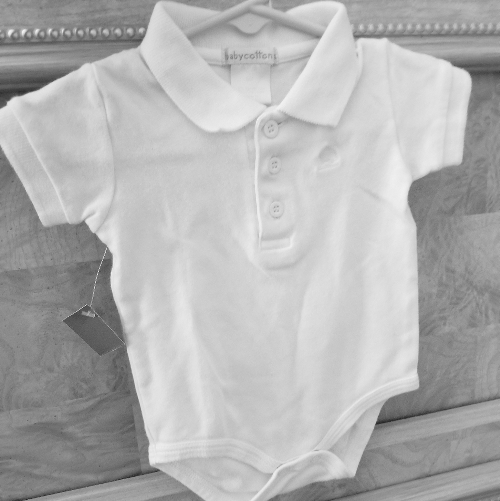 3M white polo